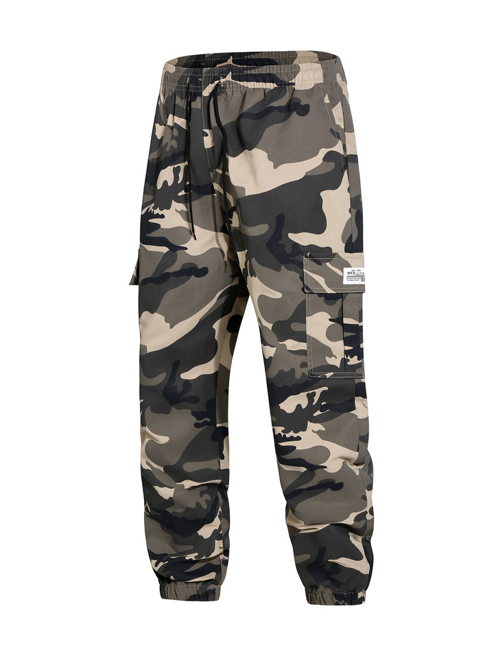 Herren Moderne Cargohose im Camouflage-Design Echo Archiv