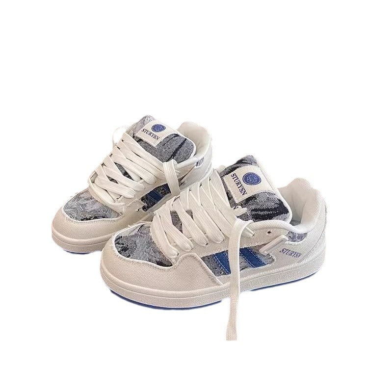 Damen Vintage Sport Sneakers mit modischem Denim-Design Echo Archiv