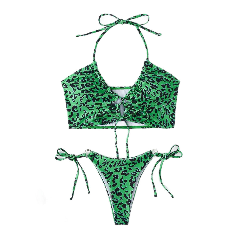 Damen Verspieltes Tiermuster Bikini-Set Echo Archiv