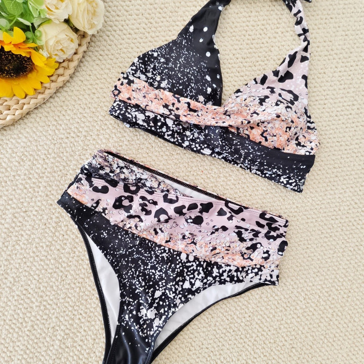 Damen Bikini-Set mit trendigem Animal-Print und modischem Schleifen-Detail Echo Archiv