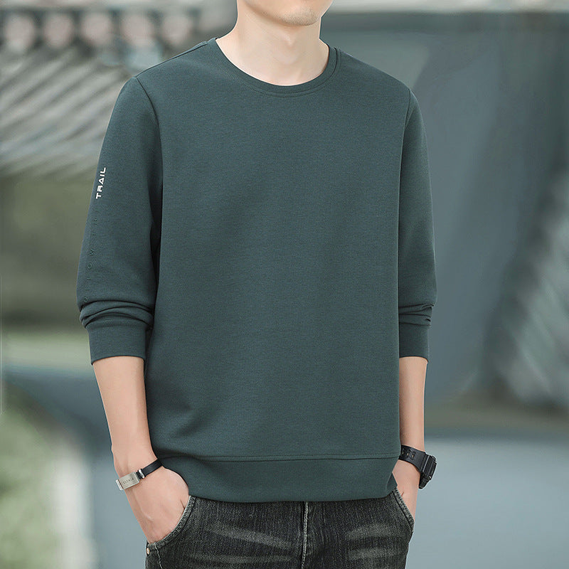 Herren Rundhals-Sweatshirt mit angerauter Innenseite und schmalem Saum Echo Archiv