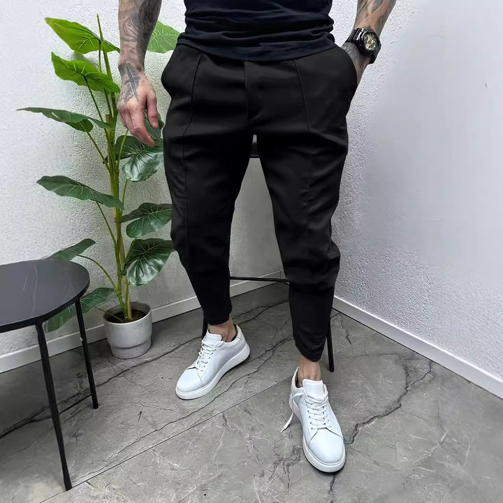 Herren maßgeschneiderte Stretch-Performance-Hosen Echoarchiv