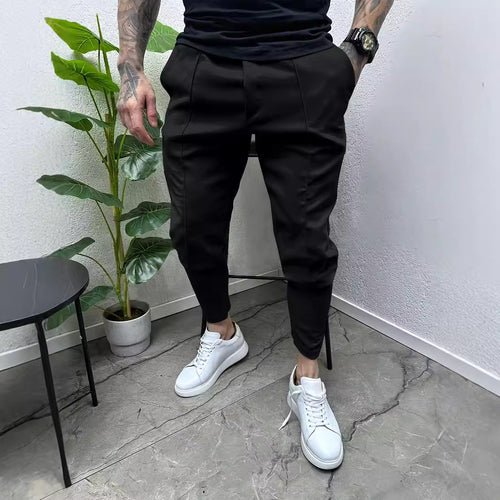 Herren maßgeschneiderte Stretch-Performance-Hosen Echoarchiv