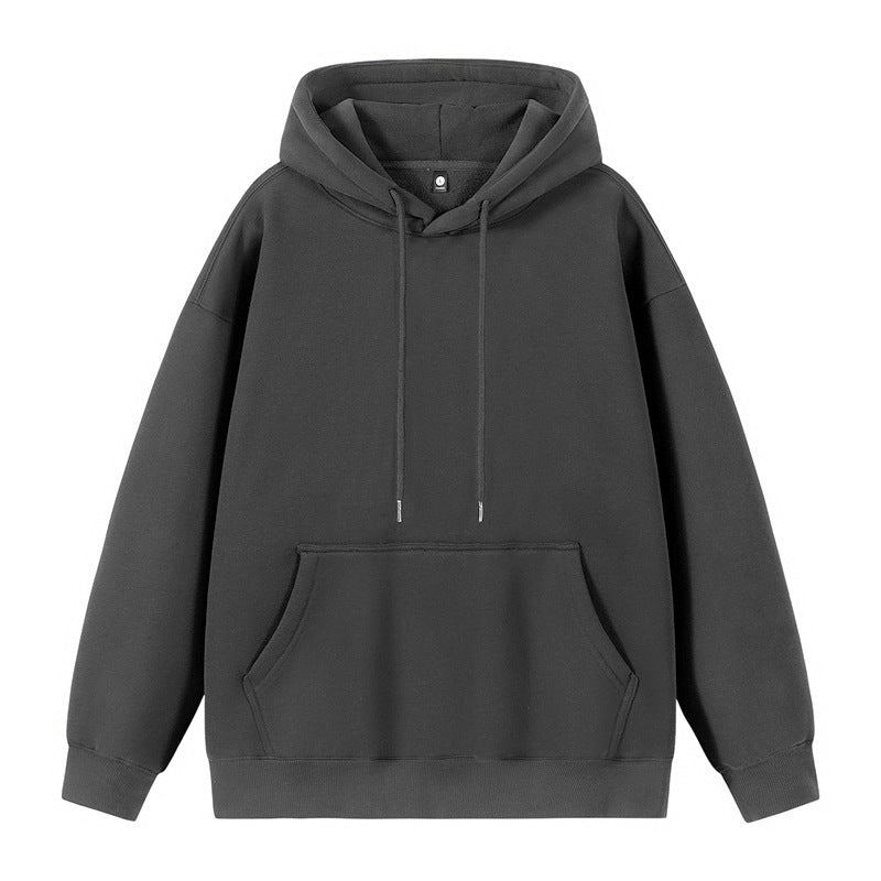 Unisex Oversize-Kapuzenpullover mit Kängurutasche und überschnittener Schulter Echo Archiv