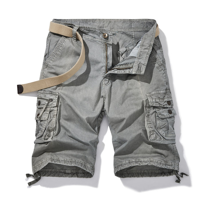 Herren Cargo-Shorts mit vielseitigen Funktionstaschen und verstellbarem Gurt Echoarchiv