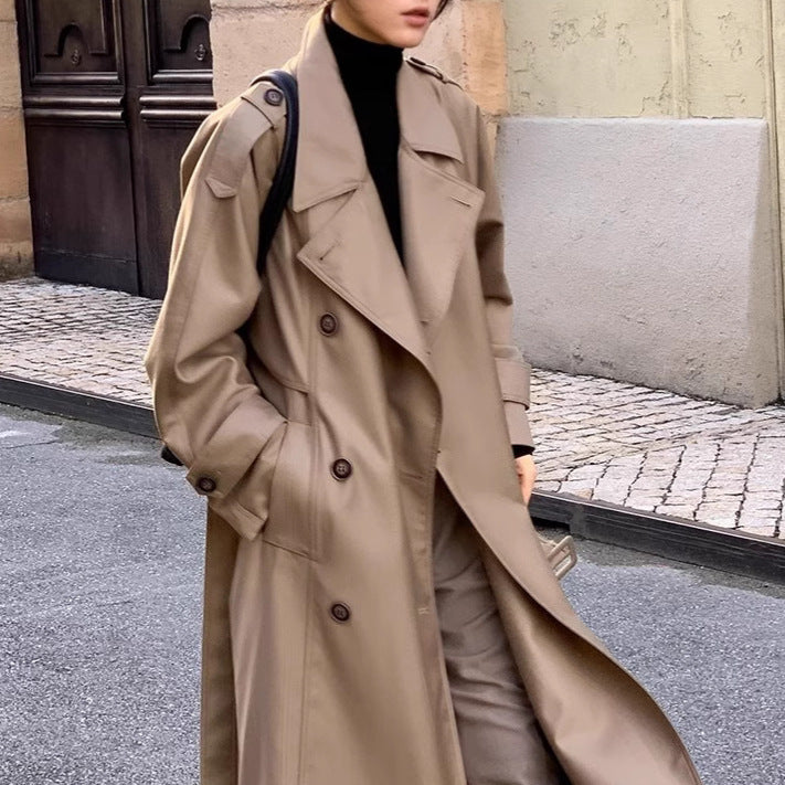 Damen eleganter Trenchcoat Echoarchiv