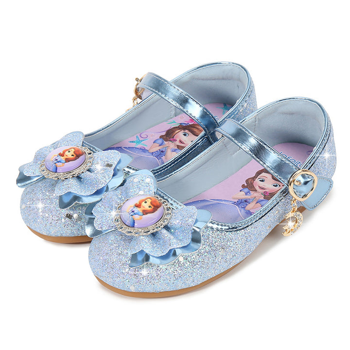 Mädchen Ballerinas mit Glitzer und Schleifenapplikation Echo Archiv