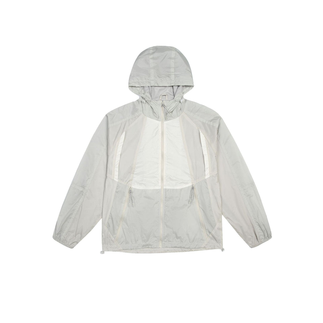 Unisex Leichte Kapuzen-Windjacke mit Mesh-Futter und Kordelzug Echoarchiv