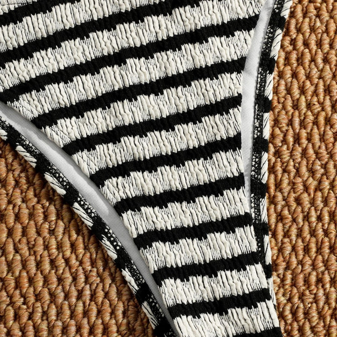 Damen Bandeau-Bikini mit strukturiertem Design Echo Archiv