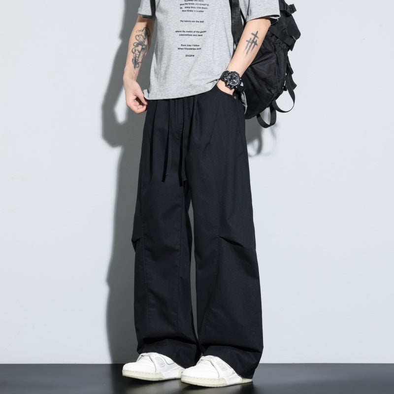 Damen Weite Lagen-Loungehose mit Cargo-Details & elastischem Tunnelzug Echoarchiv