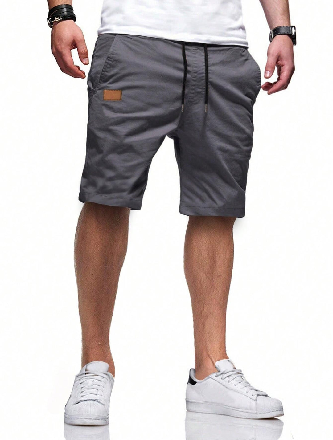 Herren bequeme Sport Shorts mit praktischen Taschen und elastischem Bund – Marzano