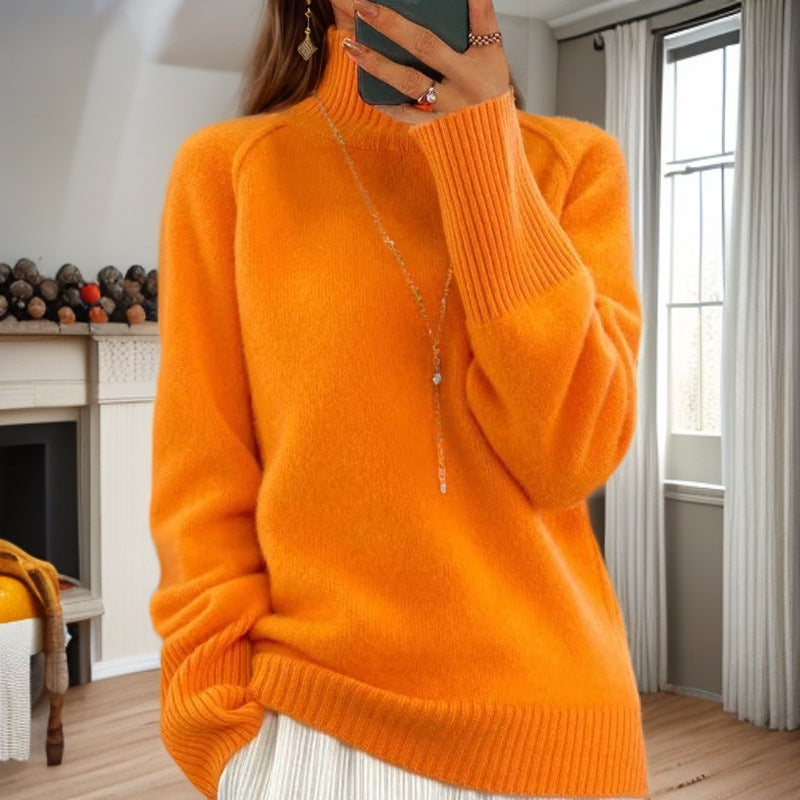Damen nan kuscheliger Feinstrickpullover mit Rundhalsausschnitt, überschnittener Schulterpartie und gerippten Bündchen Echo Archiv