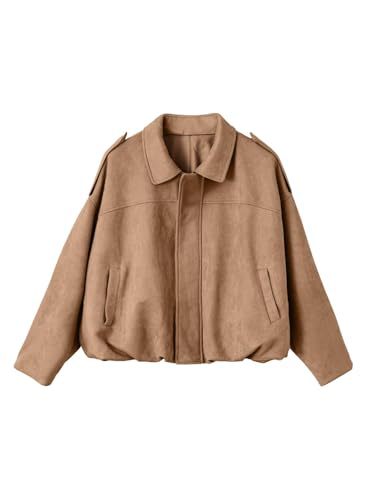 Damen Modische und luftige Oversized Jacke – Célinea