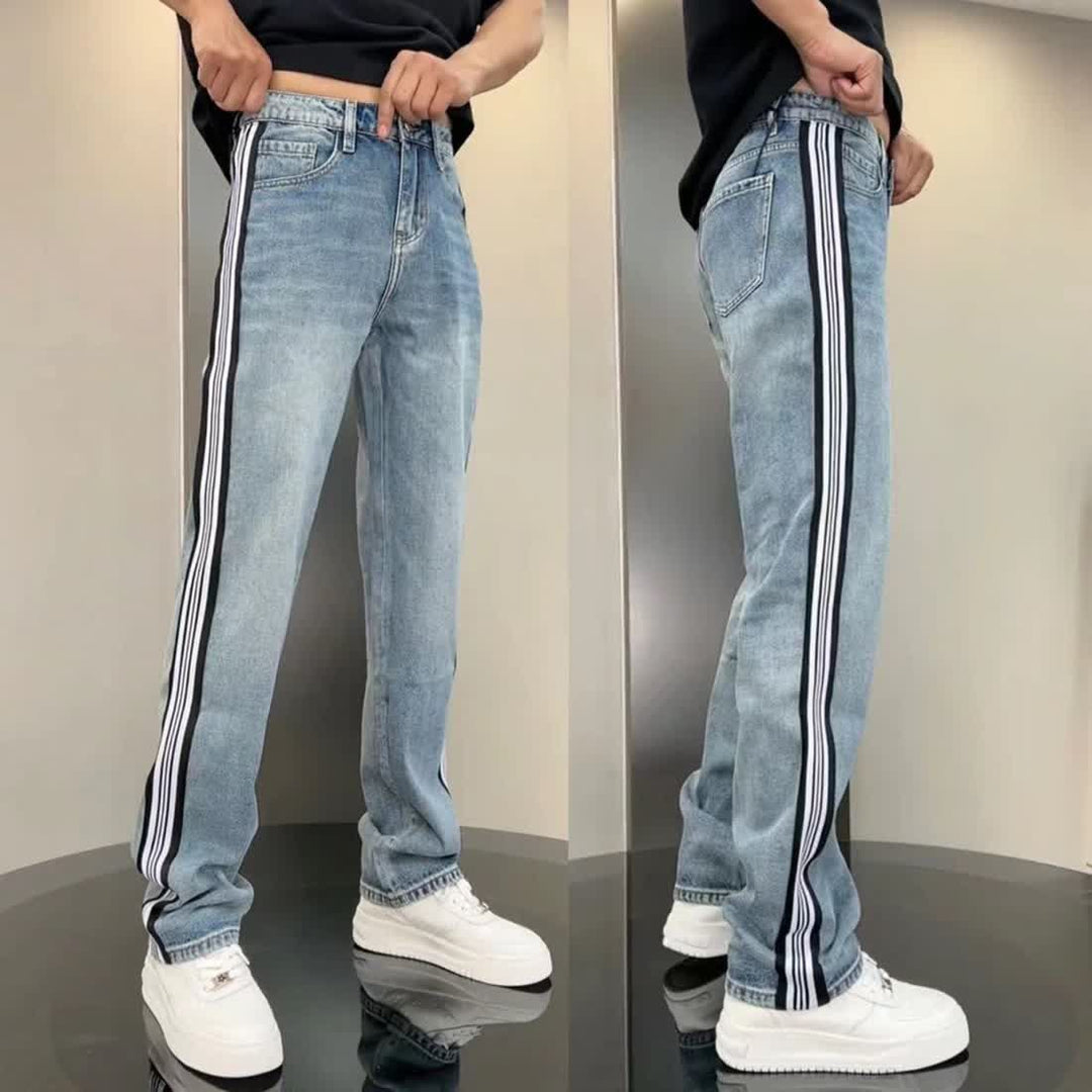Herren Jeans mit seitlichen Streifen Echoarchiv