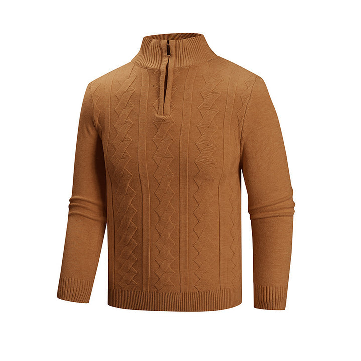 Herren Strickpullover mit hohem Kragen Echoarchiv