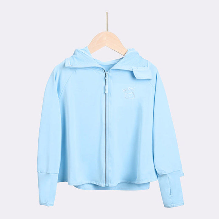 Mädchen leichte Sonnenjacke mit Kapuze Echo Archiv