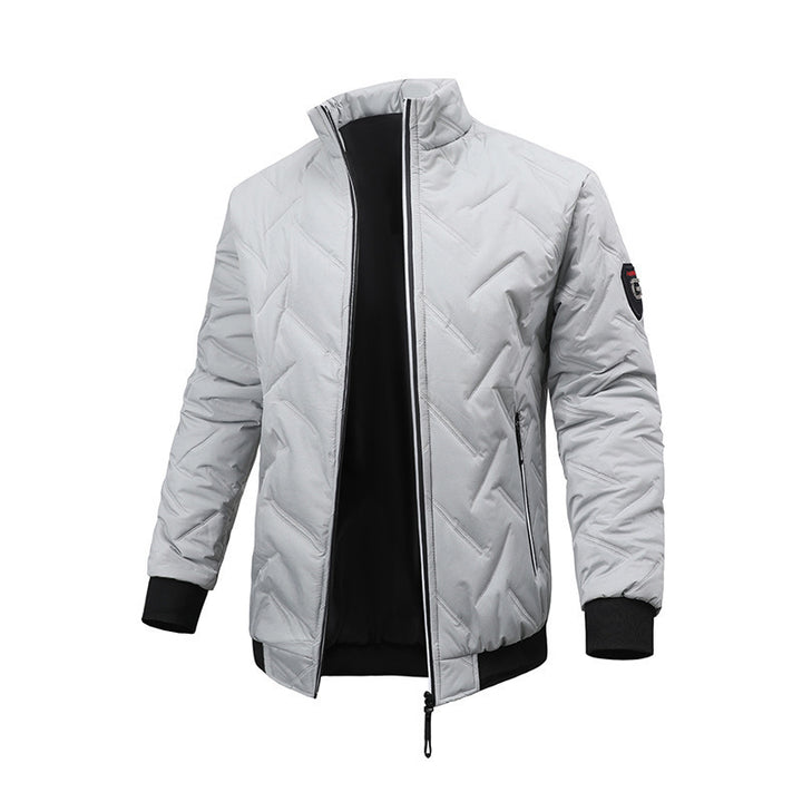 Herren Leichte Steppjacke mit hohem Kragen und praktischem Reißverschluss Echo Archiv