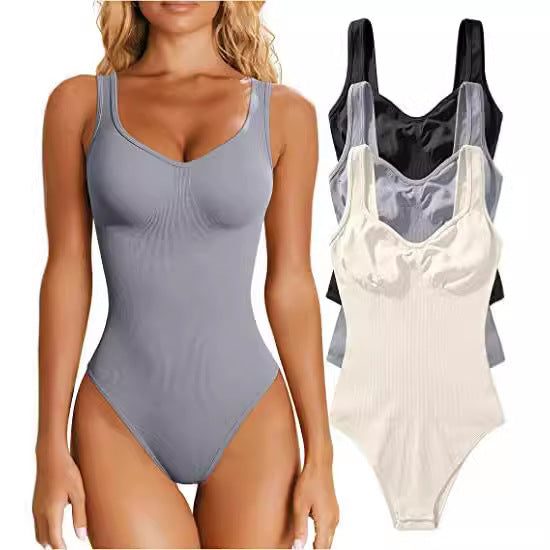Damen Body mit spaghettiträgern und figurbetontem Schnitt Echo Archiv