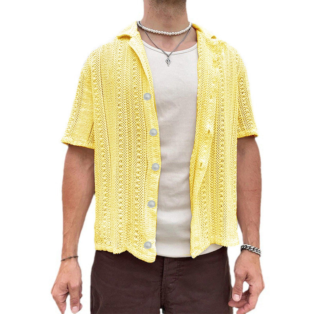 Herren luftige Strickbluse Echoarchiv