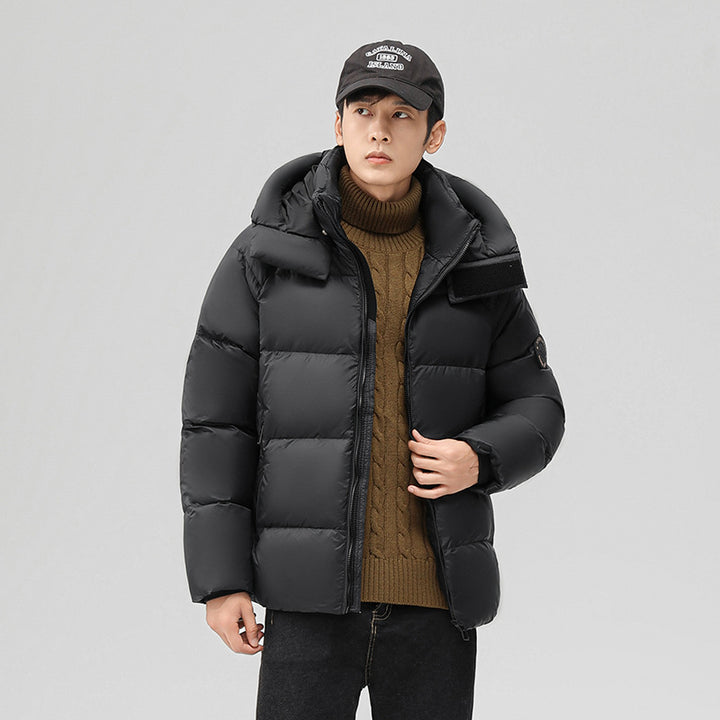 Herren Isolierte Steppjacke mit hochschließendem Kragen Echoarchiv