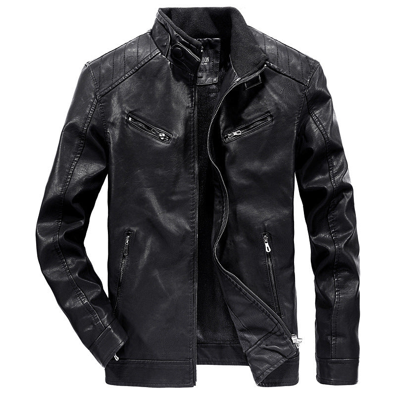 Herren Sportliche Bikerjacke Echo Archiv 1788417867