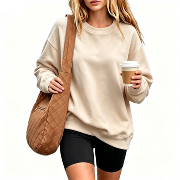 Damen Bequemer Oversized Sweatshirt Echoarchiv