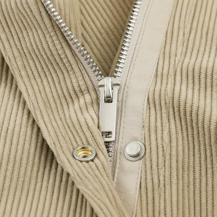 Damen Kurzjacke aus Cord mit taillierendem Gürtel und Druckknopfleiste Echo Archiv