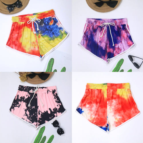 Damen lässige Badeshorts mit kreativem Farbverlauf Echo Archiv