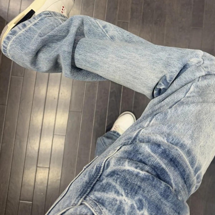 Herren Lässige Jeans im Used-Look Echoarchiv