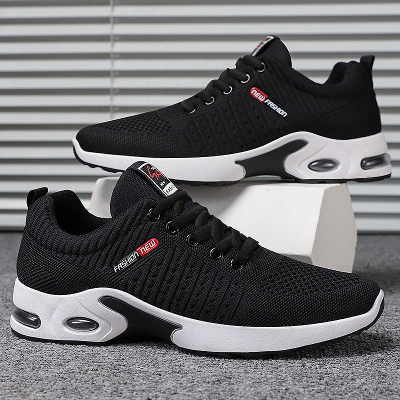 Herren nan leichter Performance-Sneaker mit 3D-Strickoberteil, integrierter Luftkammer-Zwischensohle und rutschfester Trail-Laufsohle Echo Archiv
