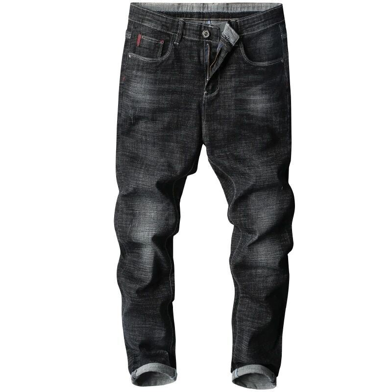Herren Slim-Fit Jeans mit modernen Waschungsdetails Echoarchiv