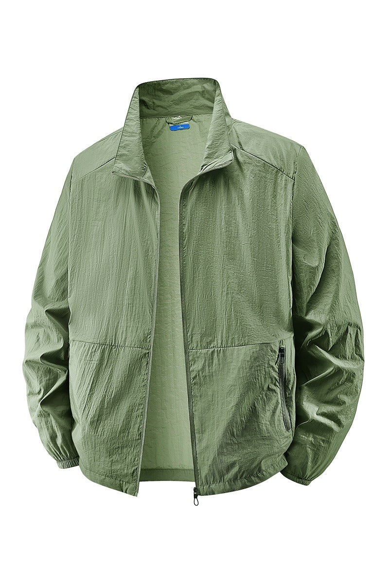 Herren Leichte Windbreaker Jacke Echo Archiv