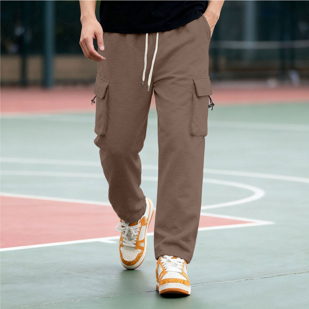 Herren Cargo-Hose mit elastischem Bund und praktischen Seitentaschen Echoarchiv