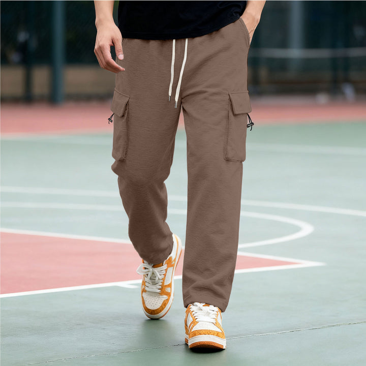 Herren Cargo-Hose mit elastischem Bund und praktischen Seitentaschen Echoarchiv