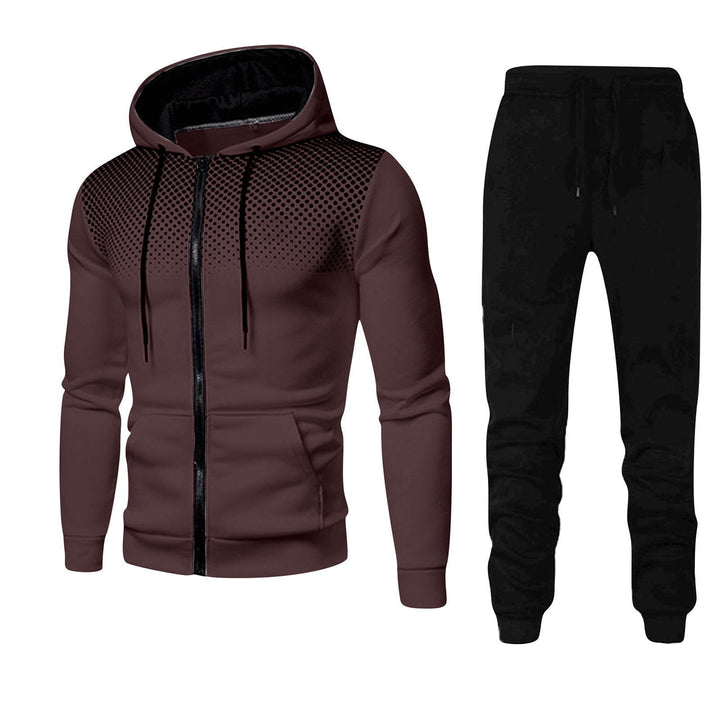 Herren Sportliches Jogginganzug-Set mit atmungsaktivem Material und modernen Einsätzen Echoarchiv