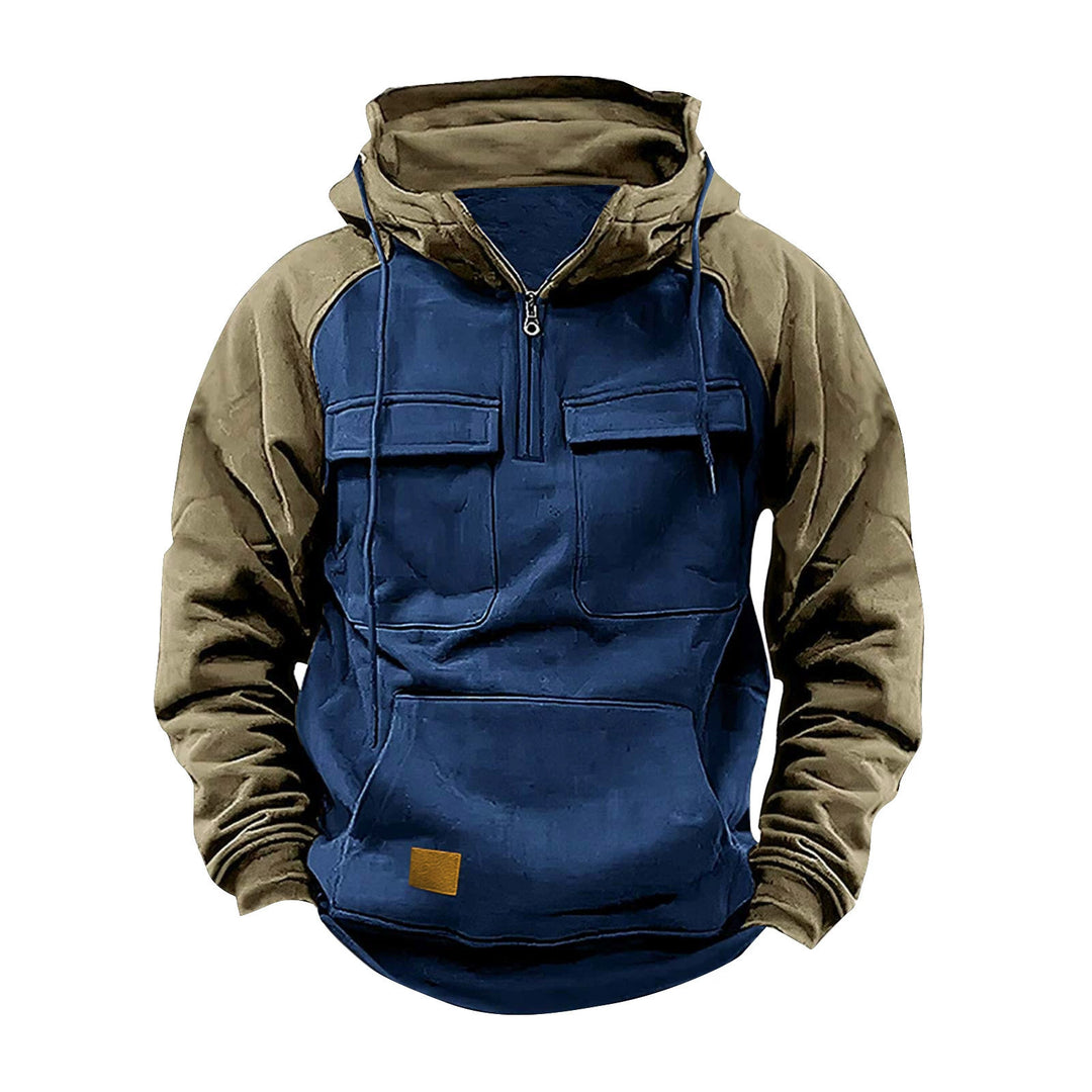 Herren sportlicher Kapuzenpullover mit praktischen Taschen Echoarchiv