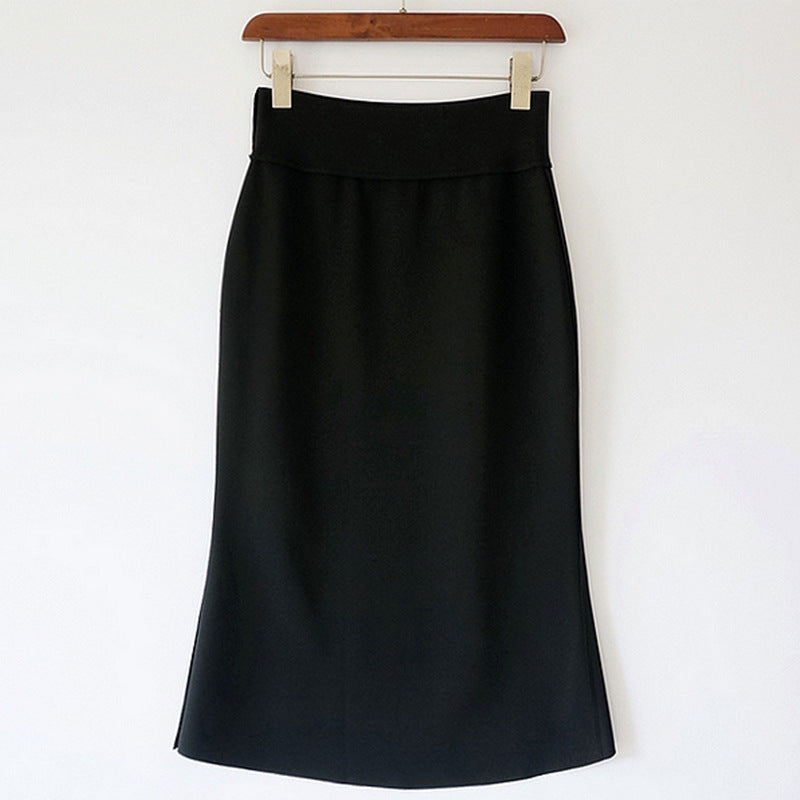 Damen Eleganter, taillierter A-Linien Rock Echoarchiv