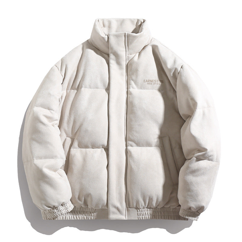 Herren Wintersteppjacke mit Stehkragen und Wildlederoptik Echo Archiv