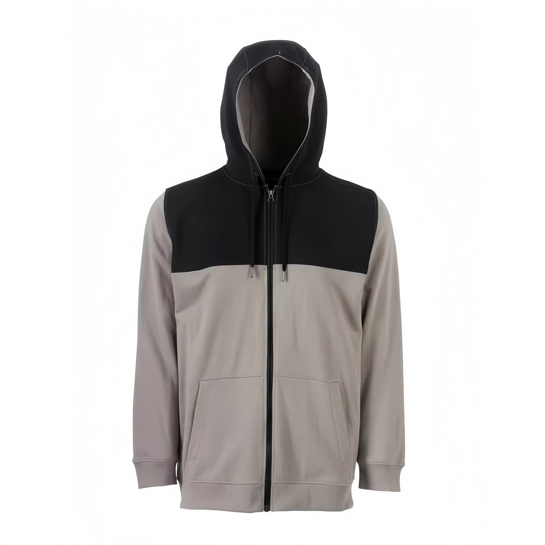 Herren Sportliche Kapuzenjacke mit stylischem Farbblock-Design – Cavarno