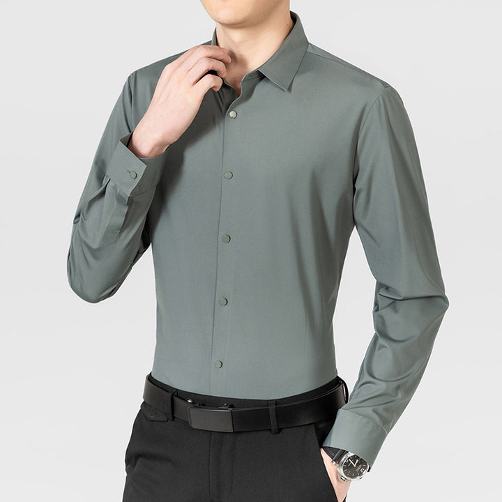 Herren Elegantes und Bequemes Langarmhemd Echoarchiv