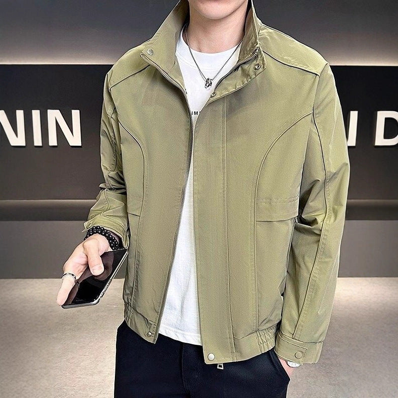Herren Freizeitjacke mit hohem Kragen Echoarchiv