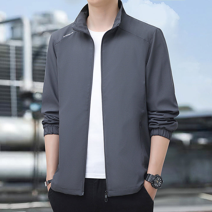 Herren Sportliche Freizeitjacke mit hohem Kragen Echo Archiv