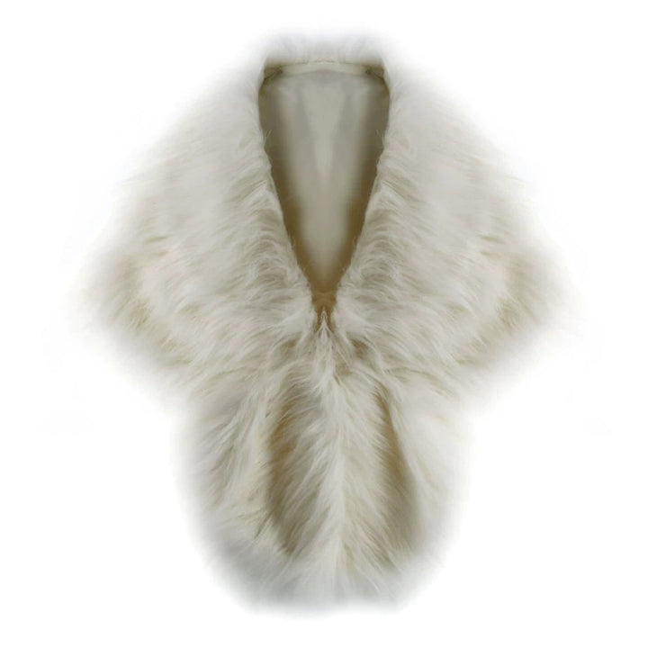 Damen elegante Kunstpelz-Schulterstola im Capelet‑Schnitt Echo Archiv