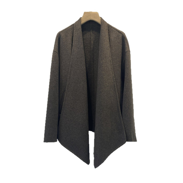 Damen Gemütlicher Offener Strickcardigan Echoarchiv