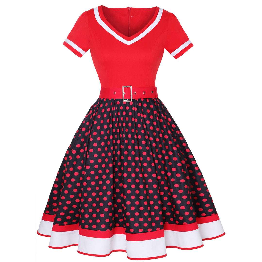 Echoarchiv | Vintage Hepburn Polka Dot Kleid