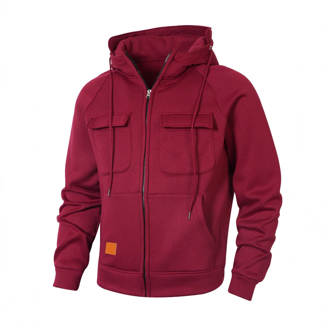 Herren Kapuzenjacke mit praktischen Taschen und modischem Design Echoarchiv