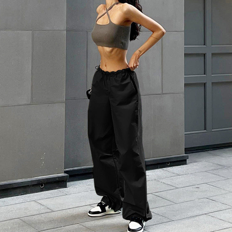 Damen bequeme lässige Hosen mit elastischem Bund Echo Archiv