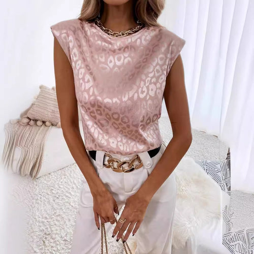 Damen Elegantes Tiermuster Oberteil Echo Archiv