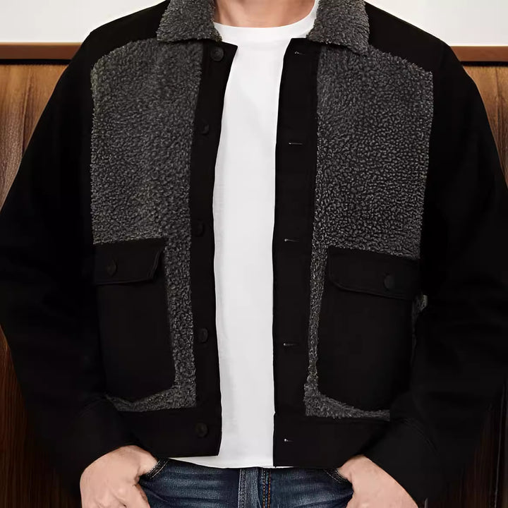 Herren Übergangsjacke mit weich gefütterter Innenseite und praktischen Taschen Echoarchiv
