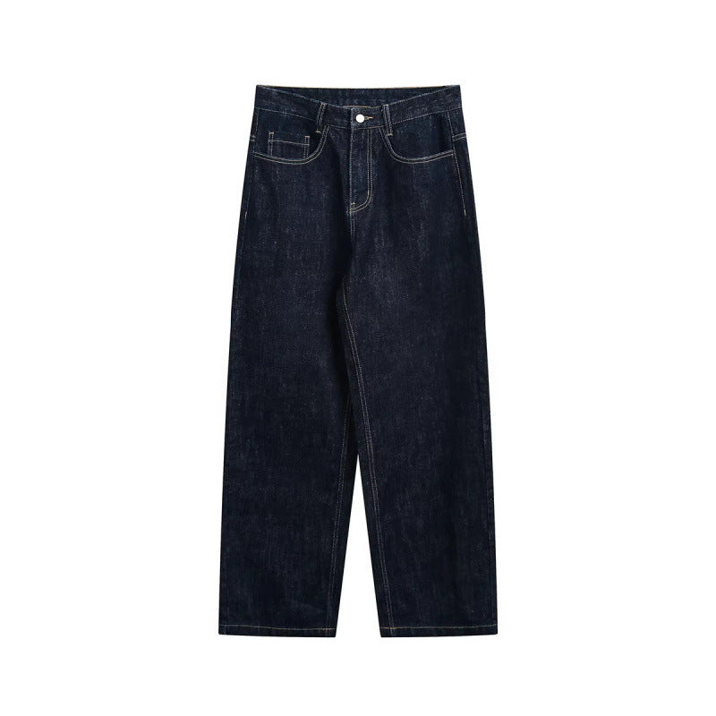 Damen High‑Waist Straight‑Leg Raw‑Denimjeans mit Relaxed‑Fit und Five‑Pocket‑Design Echo Archiv